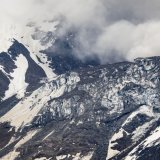 Le glacier du Birch dans le Lötschental, chargé d'éboulis, est une source d'inquiétude (photo d'archives) KEYSTONE/JEAN-CHRISTOPHE BOTT